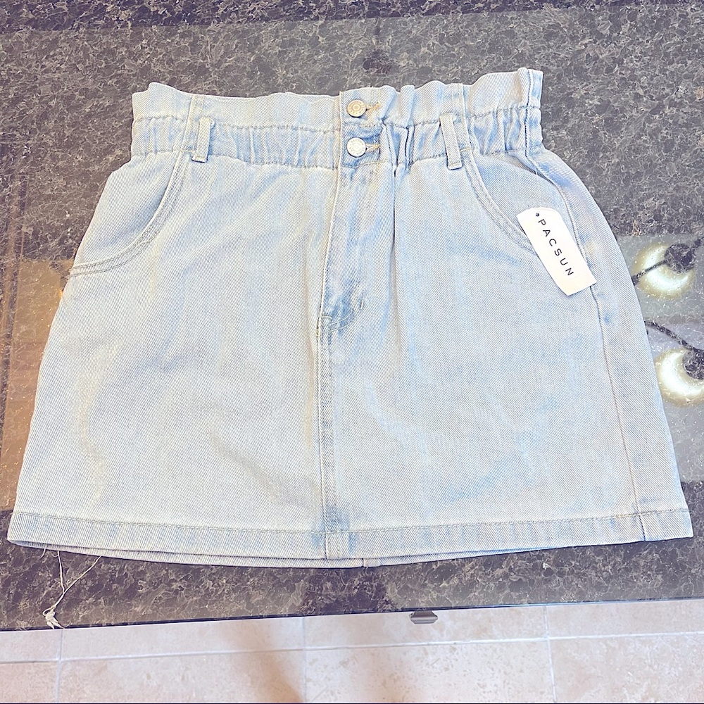 Denim Jean Skirt Pacsun